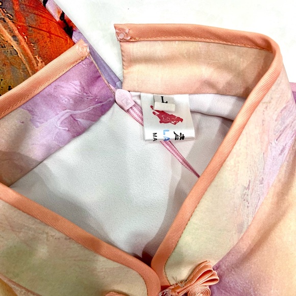 NWOT Silk Cheongsam Dress - Picture 5 of 6